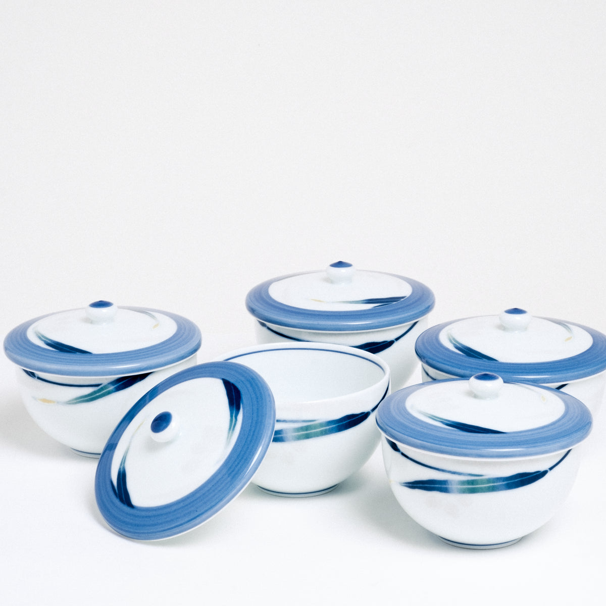 VINTAGE NORITAKE PORCELAIN | LEAF JAPANESE TEA SET | NIMI
