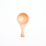 A Japanese hinoki (Japanese Cypress) tea scoop available at NiMi Projects UK