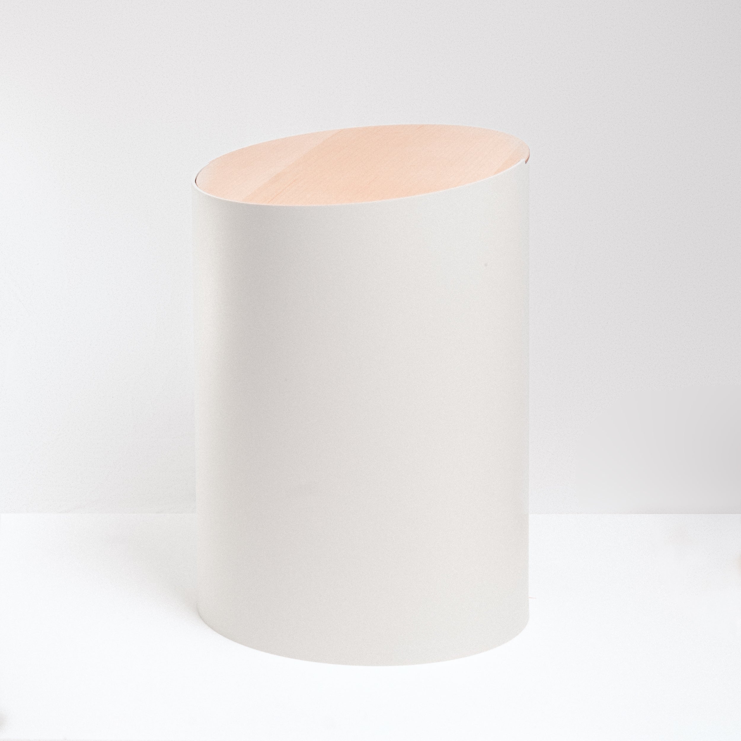 MOHEIM SWING BIN M ホワイト Moheim Swing Bin Waste Basket White Maple -Medium – zen minded
