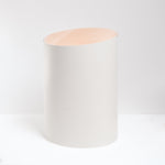 Moheim swing bin with maple wood lid, Japanese design, made in Japan