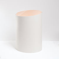 Moheim swing bin with maple wood lid, Japanese design, made in Japan