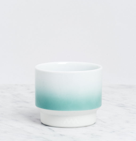 Green Asemi Hasami Gradation Cup small, Japanese Hasami porcelain, MADE IN JAPAN