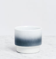 Grey Asemi Hasami Gradation Cup small, Japanese Hasami porcelain, MADE IN JAPAN