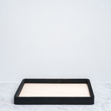 Black Feelt kitchen Try Tray made with recycled materials. Japanese design, made in Japan