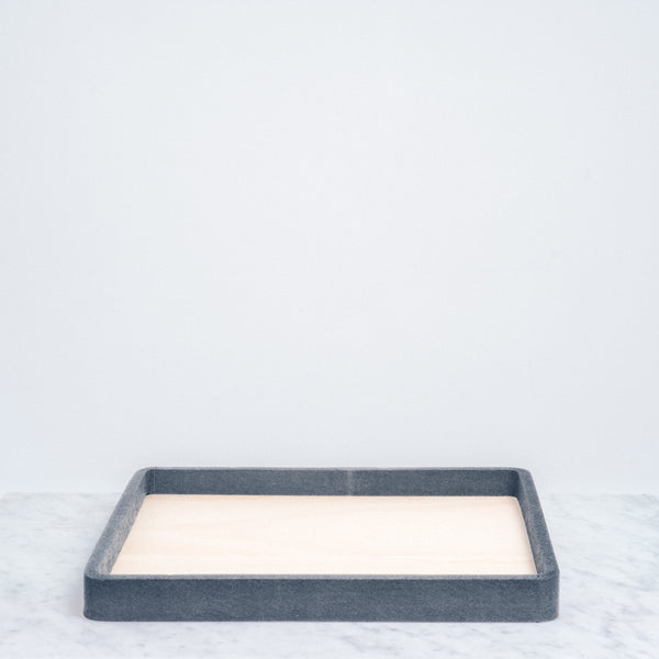 Grey Feelt kitchen Try Tray made with recycled materials. Japanese design, made in Japan