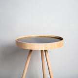 MOHEIM WOODEN TRAY TABLE, JAPANESE MINIMALIST DESIGN, MADE IN JAPAN