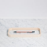 WOODEN MOHEIM PEN TRAY, CLEAR, JAPANESE MINIMALIST DESIGN, MADE IN JAPAN