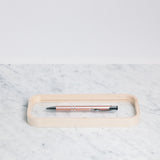 WOODEN MOHEIM PEN TRAY, CLEAR, JAPANESE MINIMALIST DESIGN, MADE IN JAPAN