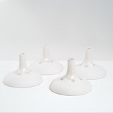 Watanabe Thoki flat bottomed ceramic porcelain vases, artisanal Japanese minimalist design, made in Japan
