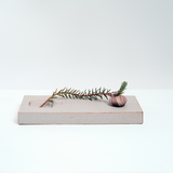 Watanabe Thoki ceramic grey stoneware Kakyu flat vase, Japanese minimalist design, handmade in Japan