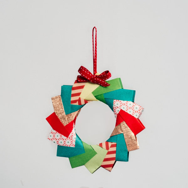 ORIGAMI CHRISTMAS WREATH WORKSHOP 3RD DECEMBER
