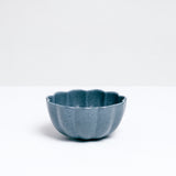 MINO-YAKI BEAN BOWL - FLOWER BLUE