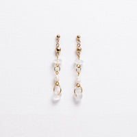 OMI EARRINGS - PEARL & GLASS