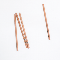 Four Tombow Japanese wooden pencils made from wood thinned in Japan and recycled graphite lead, available at NiMi Projects UK