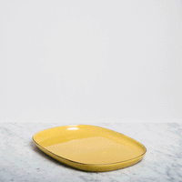 NASHIJI MORNING PLATE, WITH A DIPPED SIDE FOR SAUCE, PORCELAIN CERAMIC, JAPANESE DESIGN, MADE IN JAPAN